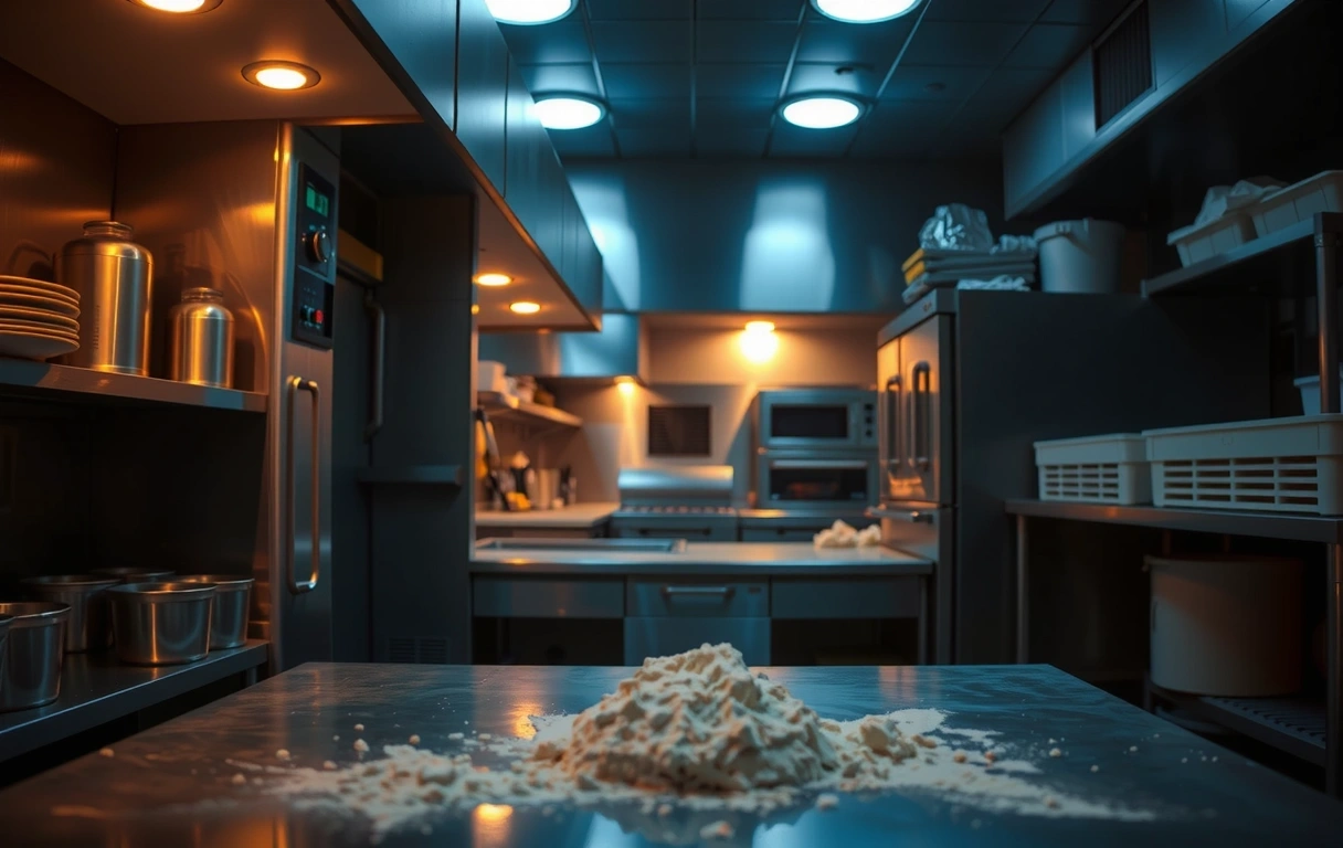 Nachtküche Atmosphäre