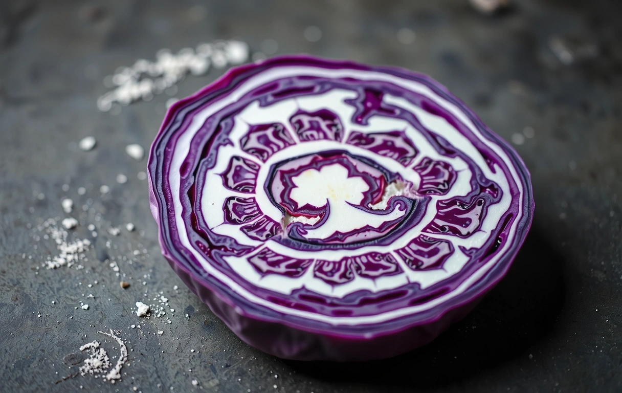 Makroaufnahme eines Kohls